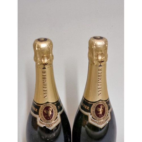 103 - Two 75cl bottles of Nyetimber 2000 vintage blanc de blanc sparkling wine. (2)