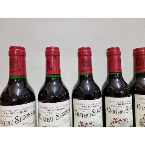 11 - Nine 37.5cl bottles Chateau Segonzac, 1995. (9)