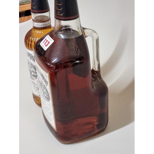 113 - Two bottles of Southern Comfort, comprising: 1.5 litre and 70cl. (2)