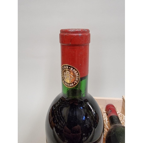 138 - A 75cl bottle of Chateau La Lagune, Haut-Medoc, 1971; together with a 75cl bottle of Cos D'Estournel... 