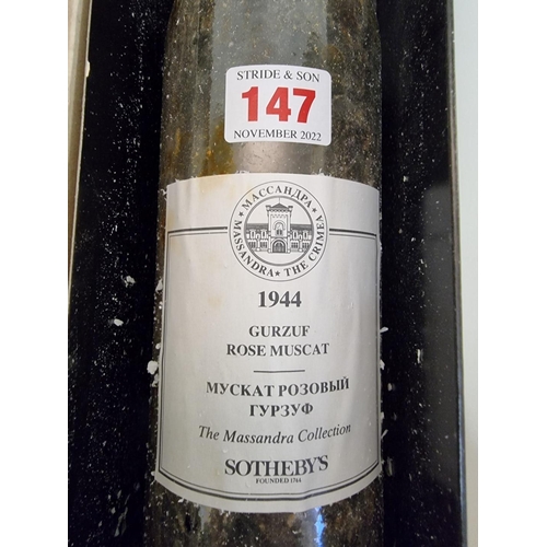 147 - A bottle of Gurzuf Rose Muscat, 1944, Massandra Collection. (1)