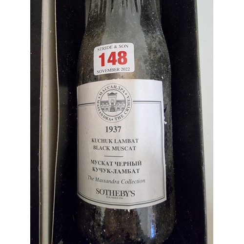 148 - A bottle of Kuchuk Lambat Black Muscat, 1937, Massandra Collection. (1)