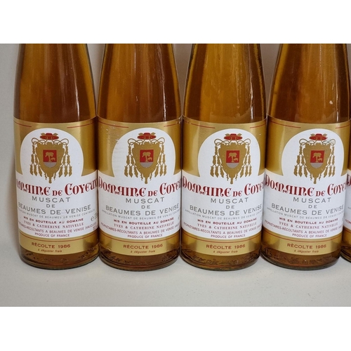 170 - Three 75cl and six 37.5cl bottles of Muscat Beaume de Venise, 1986, Domaine Coyeux. (9)... 