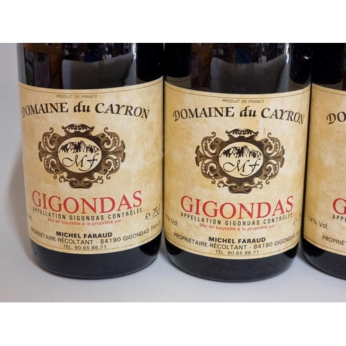 171 - Six 75cl bottles of Gigondas Domaine de Cayron, 1986, Michel Faraud. (6)