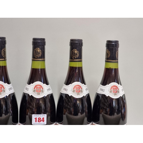 184 - Six 75cl bottles of Gigondas Domaine du Gour de Chaule, 1985, Beaumet Bonfils. (6)... 