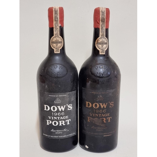 189 - Two bottles of Dow's 1966 vintage port. 