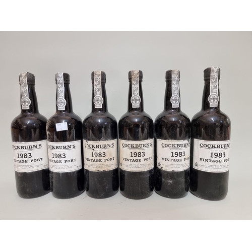 192 - Six 75cl bottles of Cockburn's 1983 vintage Port, 1983. (6)