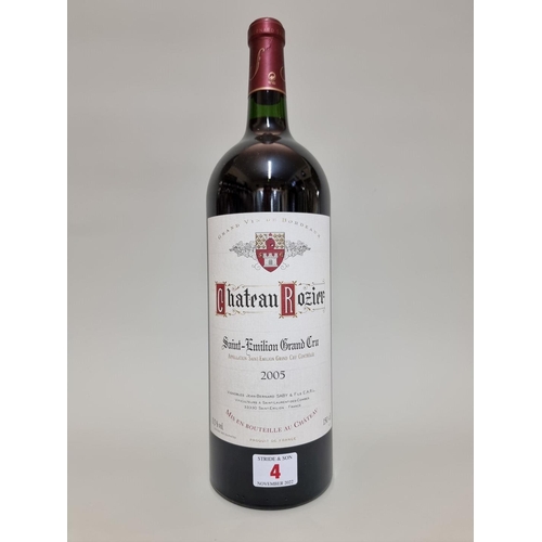 4 - A 150cl magnum of Chateau Rozier, 2005, Montagne St Emilion. (1)