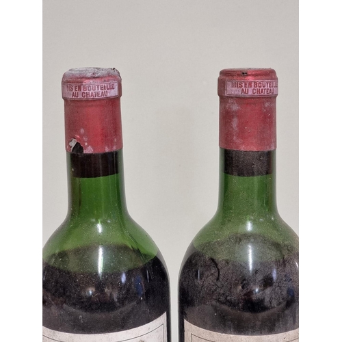 51 - Two 75cl bottles of Chateau Montrose, Saint-Estephe, 1961. (2)