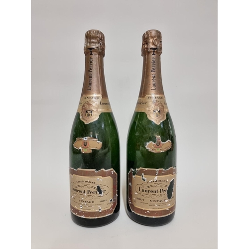 53 - Two 75cl bottles of Laurent Perrier 1982 vintage champagne. (2)