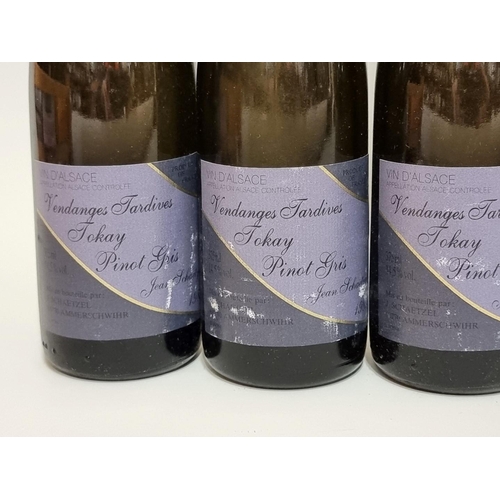 58 - Six 37.5cl bottles of Tokay Pinot Gris Vendanges Tardives, 1989, M Schaetzel. (6)... 