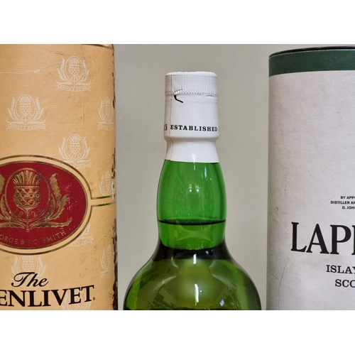 59 - Two 70cl bottles of whisky, comprising: Laphroaig 'Select'; and The Glenlivet 12 year old, each in c... 