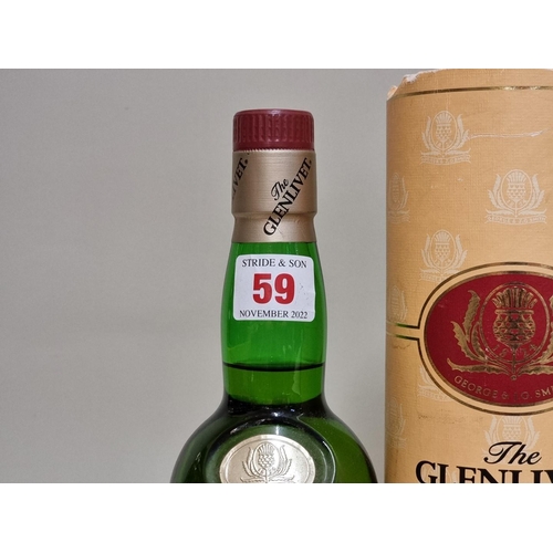 59 - Two 70cl bottles of whisky, comprising: Laphroaig 'Select'; and The Glenlivet 12 year old, each in c... 