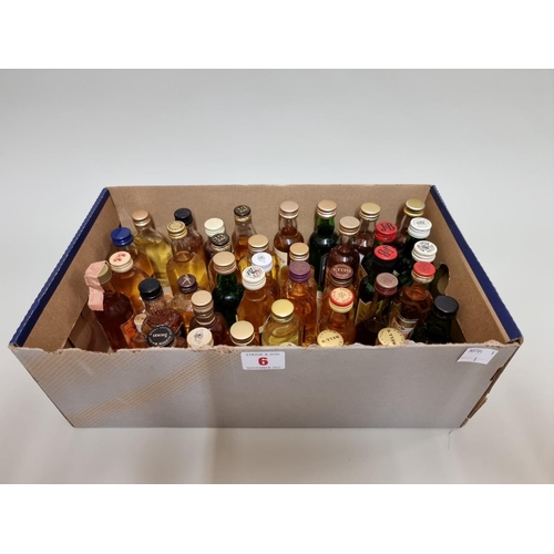 6 - A collection of 5cl whisky miniatures, (all with good levels). (42)