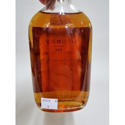 7 - An old half bottle of Usher's Old Vatted Glenlivet blended whisky, circa 1950s bottling.... 