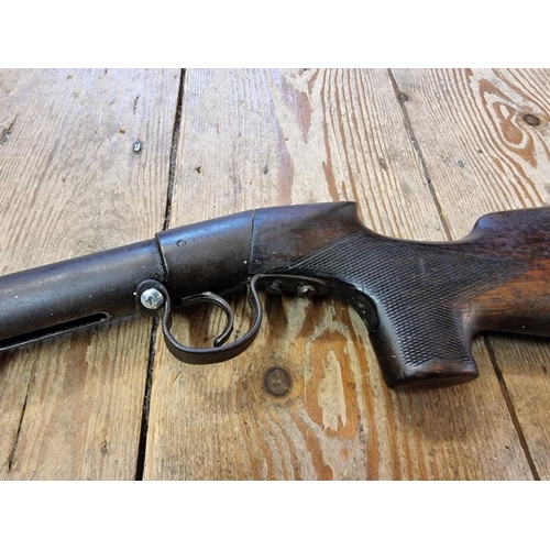 1754 - A vintage Lincoln Jeffries 'H' model under lever .177 cal air rifle, No 582.