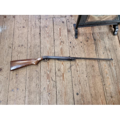 1763 - A pre-war Haenel DRP Model II .177 cal break barrel air rifle, stamped 7 28, serial No 153.... 