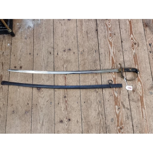 1768 - A German 'Weimar Republic' NCO's sword, made by W K C Solingen, 78cm blade.