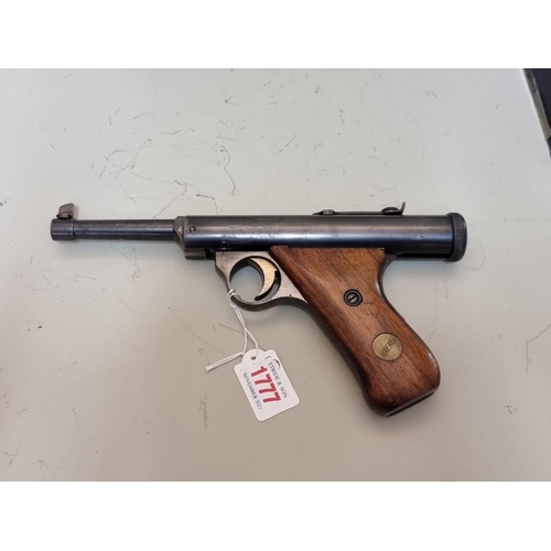 1777 - A boxed Haenel Model 28 break barrel .177 cal air pistol.... 