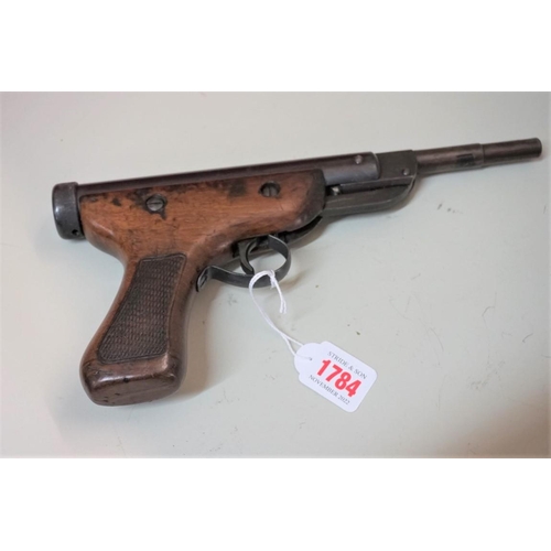 1784 - A pre-war T H Bergmann & Co DRP break barrel .177 cal air pistol.