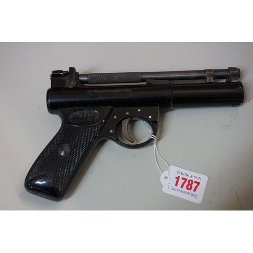 1787 - A Webley Premier .22 cal air pistol.