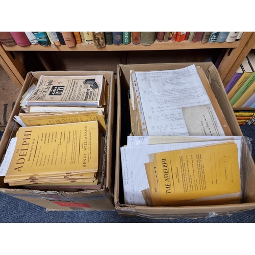 109 - PERIODICALS/EPHEMERA: a quantity in 2 boxes, to include 6 issues of 'Aylesford Review', late 19... 