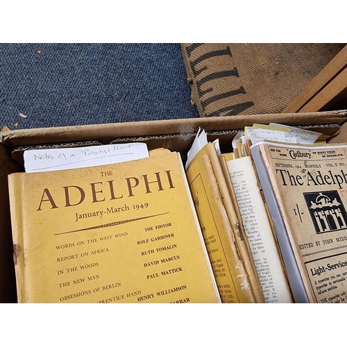 109 - PERIODICALS/EPHEMERA: a quantity in 2 boxes, to include 6 issues of 'Aylesford Review', late 19... 