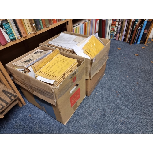 109 - PERIODICALS/EPHEMERA: a quantity in 2 boxes, to include 6 issues of 'Aylesford Review', late 19... 