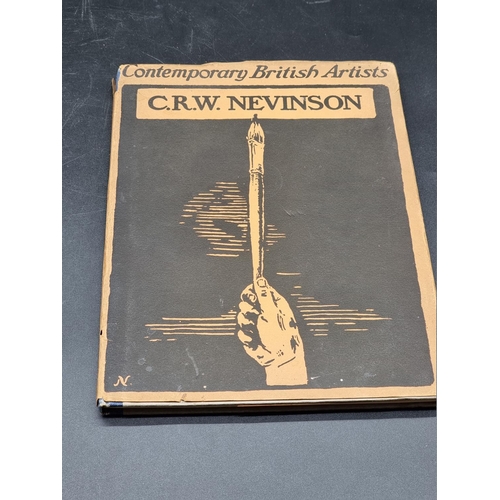 114 - INSCRIBED BY C R W NEVINSON: SITWELL (Osbert): 'CRW Nevinson': London, Ernest Benn, 1925: publi... 