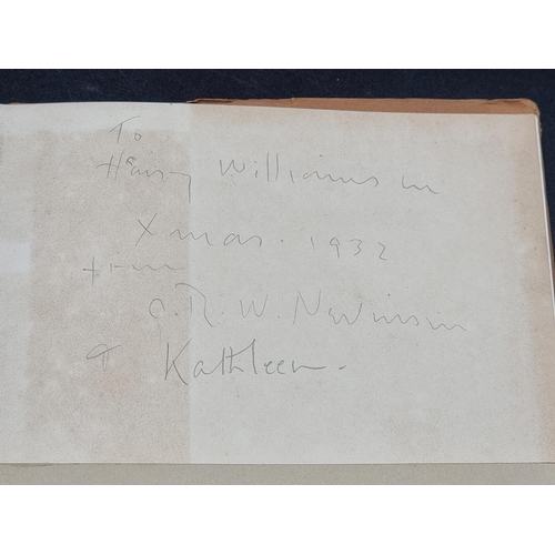 114 - INSCRIBED BY C R W NEVINSON: SITWELL (Osbert): 'CRW Nevinson': London, Ernest Benn, 1925: publi... 