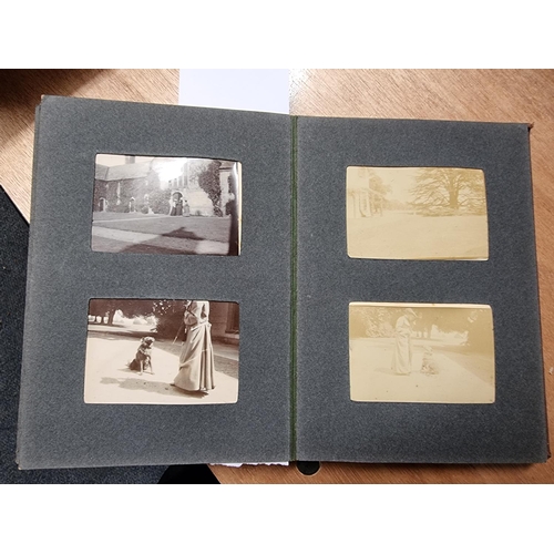 133 - PHOTOGRAPH ALBUMS: a group of 8 family snapshot albums, assembled by Henry Williamson's sister ... 