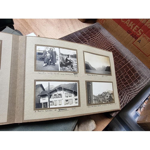 133 - PHOTOGRAPH ALBUMS: a group of 8 family snapshot albums, assembled by Henry Williamson's sister ... 