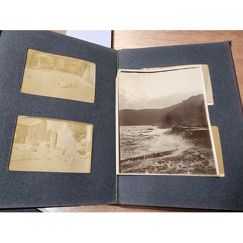 133 - PHOTOGRAPH ALBUMS: a group of 8 family snapshot albums, assembled by Henry Williamson's sister ... 