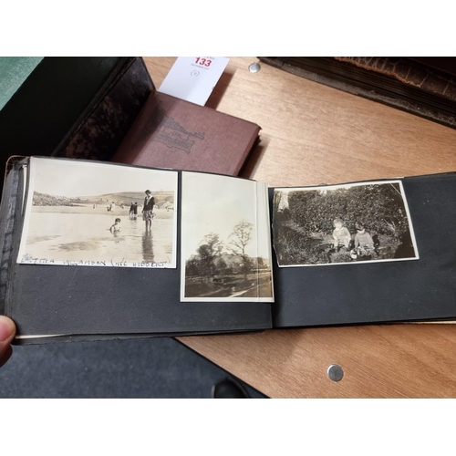 133 - PHOTOGRAPH ALBUMS: a group of 8 family snapshot albums, assembled by Henry Williamson's sister ... 