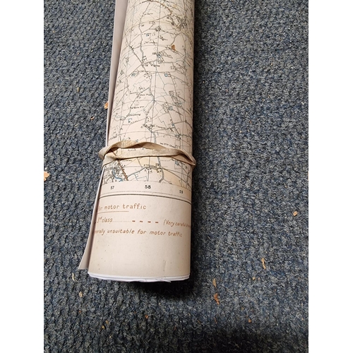 139 - HENRY WILLIAMSON: POSTERS & MAPS: a box of rolled posters and maps from the Williamson esta... 