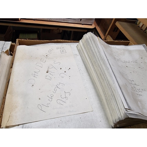 141 - HENRY WILLIAMSON: DRAFTS & PROOFS: a similar lot, with an additional carton of photocopy materia... 