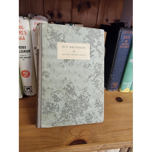 156 - WILLIAMSON (Henry): 'The Peregrine's Saga..', London, Collins, 1923: FIRST EDITION. Publishers green... 