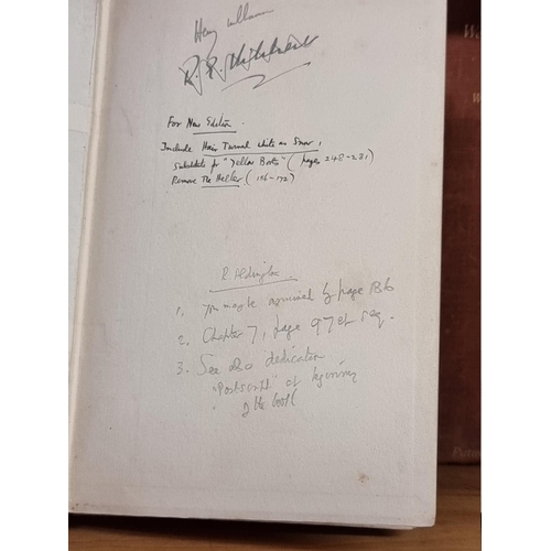 158 - WILLIAMSON (Henry): 'Devon Holiday...', London, Jonathan Cape, 1935: author's copy, with his ma... 