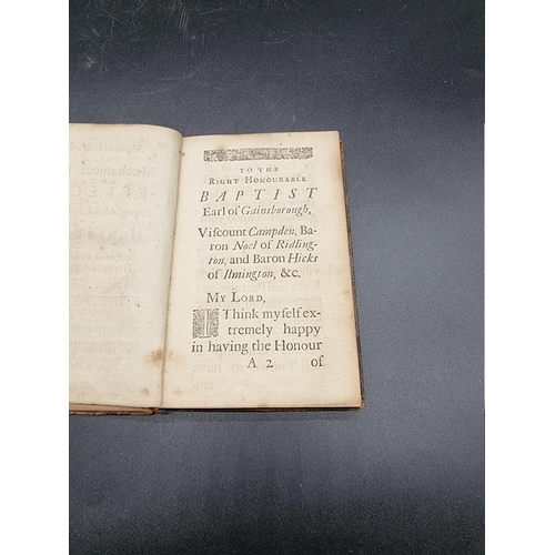 16 - BROWNE (Richard, 1674-94): 'Medicina Musica: or, a mechanical essay of the effects of singing, ... 