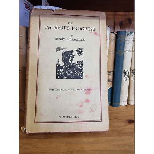 160 - WILLIAMSON (Henry): 'The Patriot's Progress..', London, Geoffrey Bles, 1930: linocuts by Willia... 