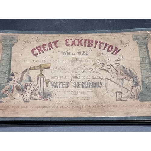 19 - COMIC GREAT EXHIBITION PANORAMA: SALA (George Augustus): 'Great Exhibition...'Wot is to Be', or prob... 