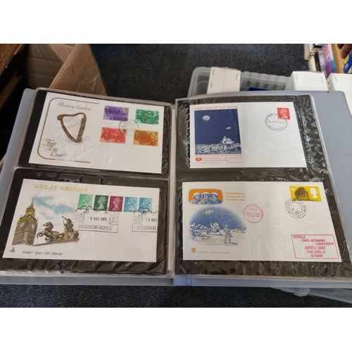 201 - FIRST DAY COVERS: a large collection housed in 6 modern albums. 