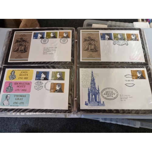 201 - FIRST DAY COVERS: a large collection housed in 6 modern albums. 