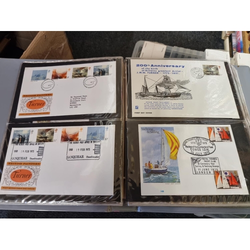 201 - FIRST DAY COVERS: a large collection housed in 6 modern albums. 