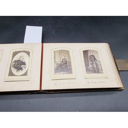 217 - CARTE DE VISITE ALBUM: includes tutors at St Andrews University and other Scottish academics, most i... 