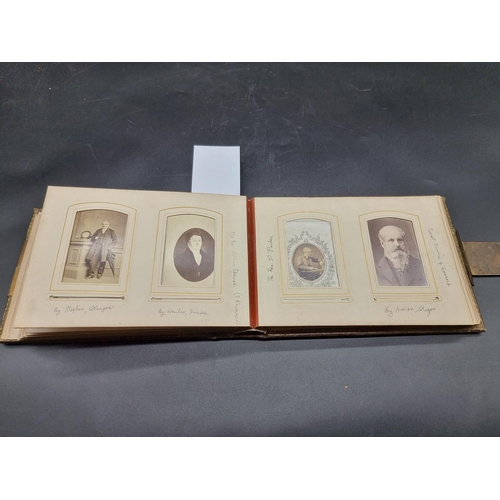 217 - CARTE DE VISITE ALBUM: includes tutors at St Andrews University and other Scottish academics, most i... 