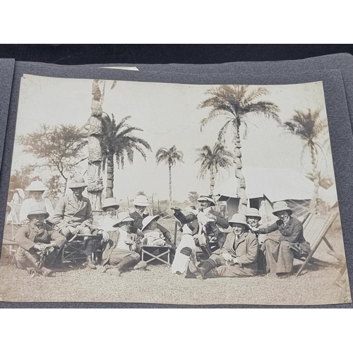 221 - PHOTOGRAPH ALBUM: INDIA: album of approx 50 photographs of India, late 19th-early 20thc, mostly... 