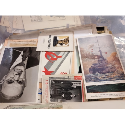 223 - EPHEMERA: a large quantity in one box, to include some cold war period/Soviet interest. (One box)... 