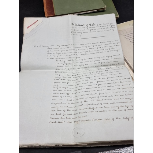 225 - MORRICE FAMILY: a small archive of printed and manuscript material, largely early-mid 20thc. (Sm Qty... 