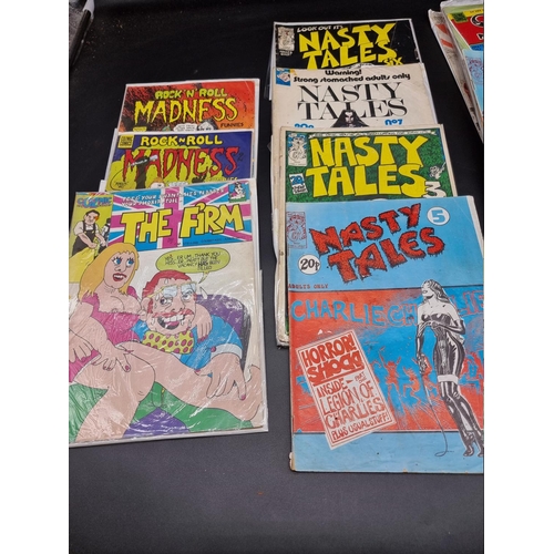 229 - COMICS: a collection of 20 alternative comics, titles inc. Fanatic Mag: Nasty Tales: Rock &... 